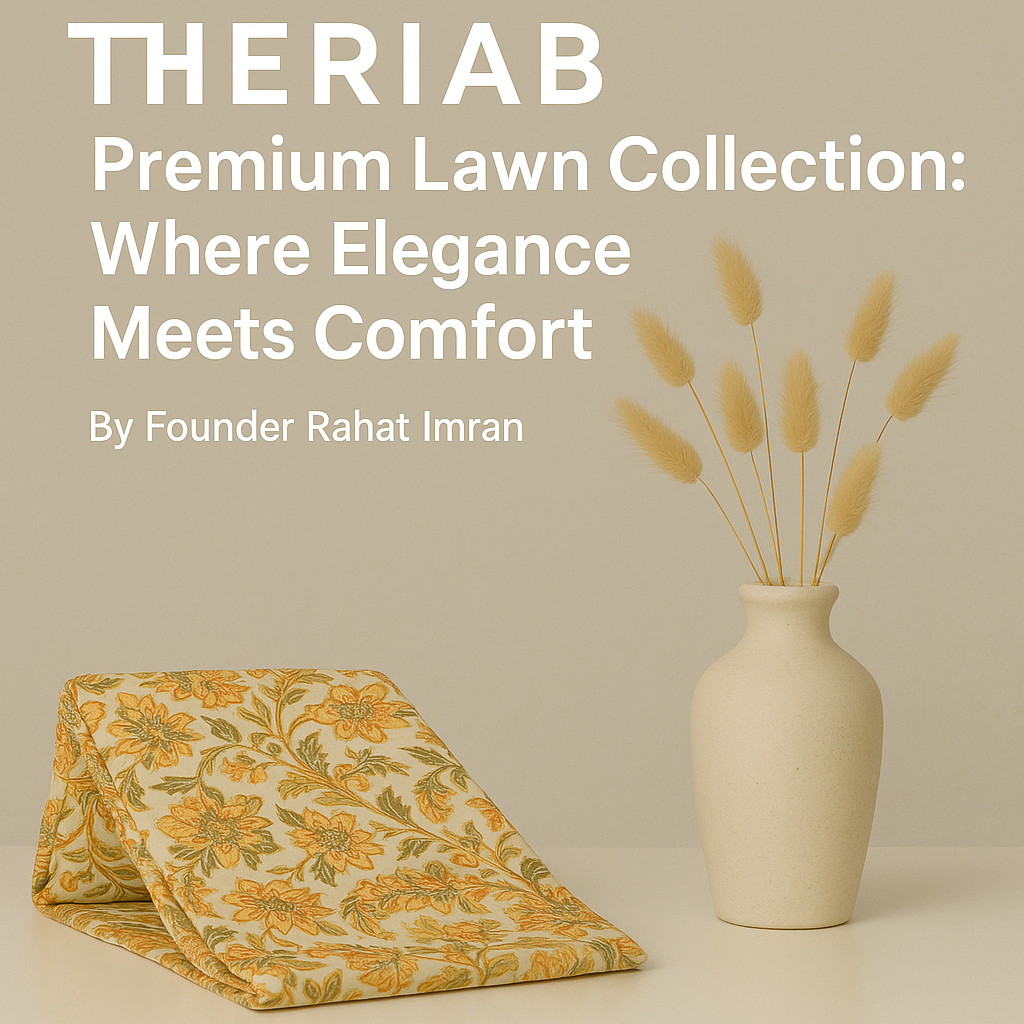 Premium Lawn Fabric for Summer 2025 – The R I A B by Rahat Imran